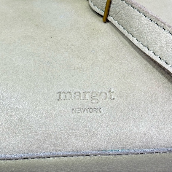 Margot Sage Light Green Leather Crossbody Shoulder Bag Minimalist Bag Purse - Picture 9 of 17